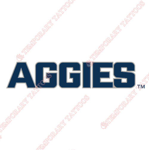 Utah State Aggies Customize Temporary Tattoos Stickers NO.6742